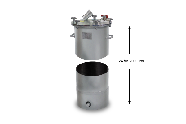 Aluminium Druckbehälter Behälter Tank ca 0,4 L aus Sauerstoffkonzentrator 822 